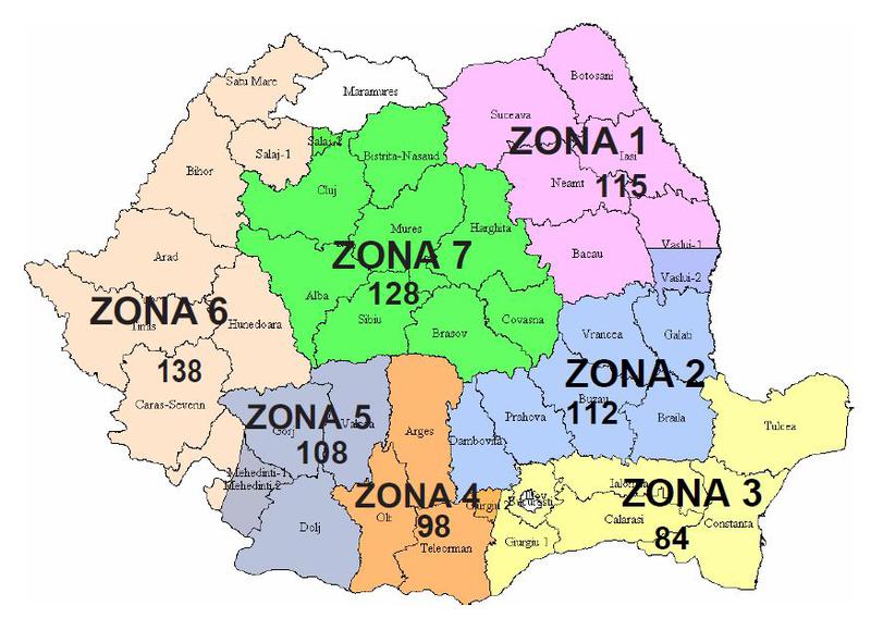 Harta Ro-Net, Foto: Telekom Romania