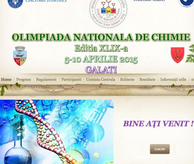 Olimpiada Nationala de Chimie 2015, Foto: onch2015.weebly.com