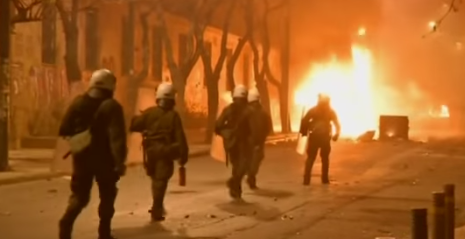 Violente in Atena, Foto: Captura Youtube.com