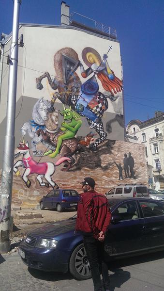 Pictura murala stearsa, Foto: Hotnews