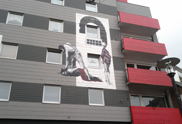 Cum e decorat un bloc din Germania, Foto: Sasha