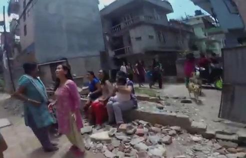 Cutremur in Nepal, Foto: Captura Youtube.com