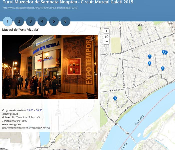 Turul muzeelor de Sambata noaptea - Galati 2015, Foto: Hotnews