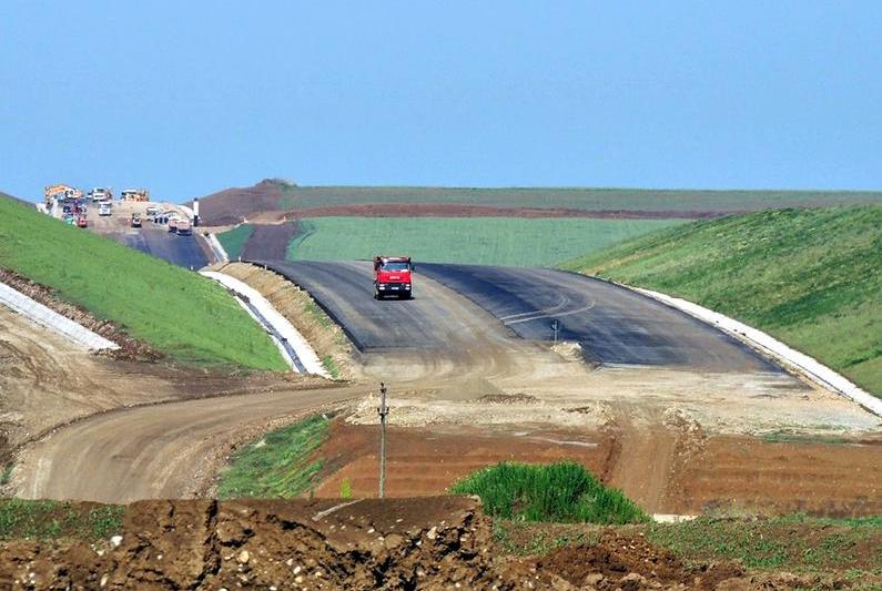 Lucrari pe autostrada A1 Timisoara - Lugoj, Foto: Forum peundemerg.ro