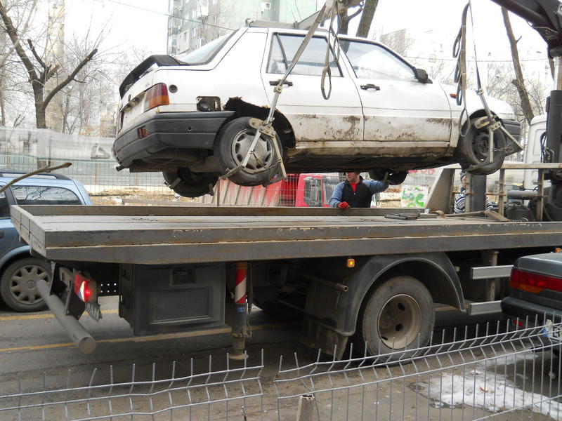 Ridicare masini, Foto: Primaria sector 6