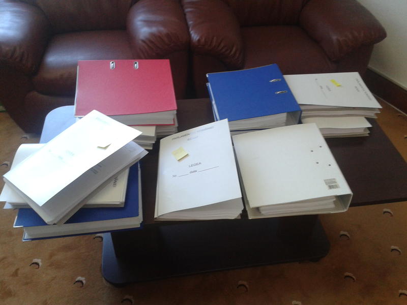 Documente Comisia de Regulament pentru DNA, Foto: Hotnews