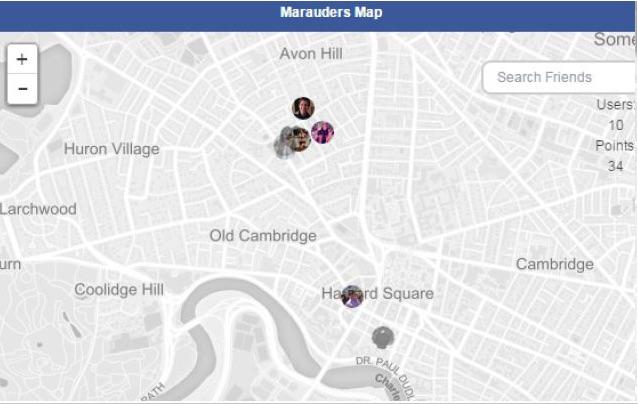 Marauders Map, Foto: Captura ecran