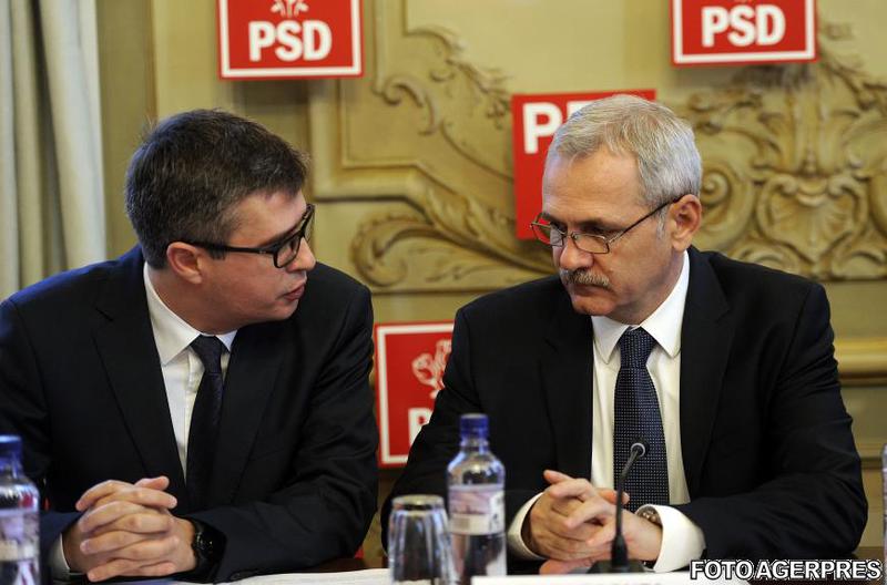 Andrei Dolineaschi (st.) si Liviu Dragnea, Foto: Agerpres