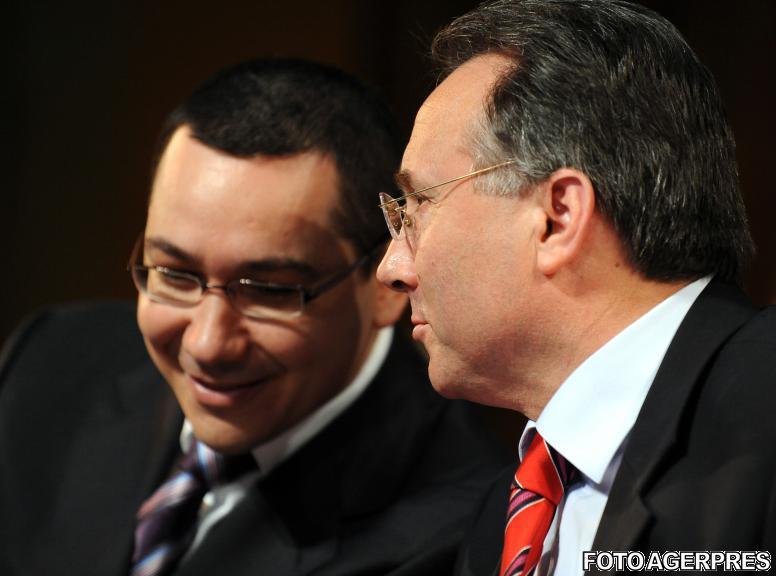Victor Ponta si Gheorghe Nichita, Foto: Agerpres