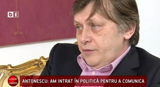 Crin Antonescu la B1TV, Foto: captura B1 TV