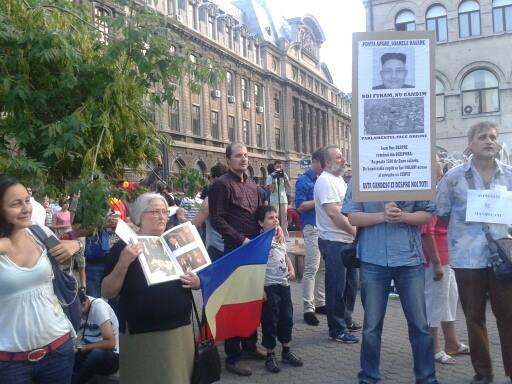 Protest in Piata Universitatii, Foto: HotNews.ro