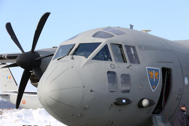 Aeronava C-27J Spartan apartinand Fortelor Aeriene Romane, Foto: mapn.ro