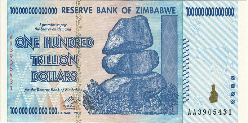 Zimbabwe a renuntat la dolarul sau dupa ce se ajunsese ca in 2008, cu 100 de trilioane sa se cumpere doar cateva bilete de autobuz, Foto: Wikipedia / Avicennasis