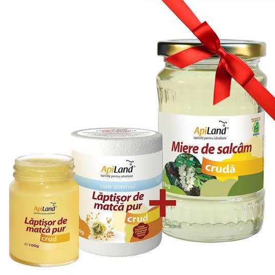 Pachet promotional- Laptisor de matca si miere cruda Apiland, Foto: Apiland