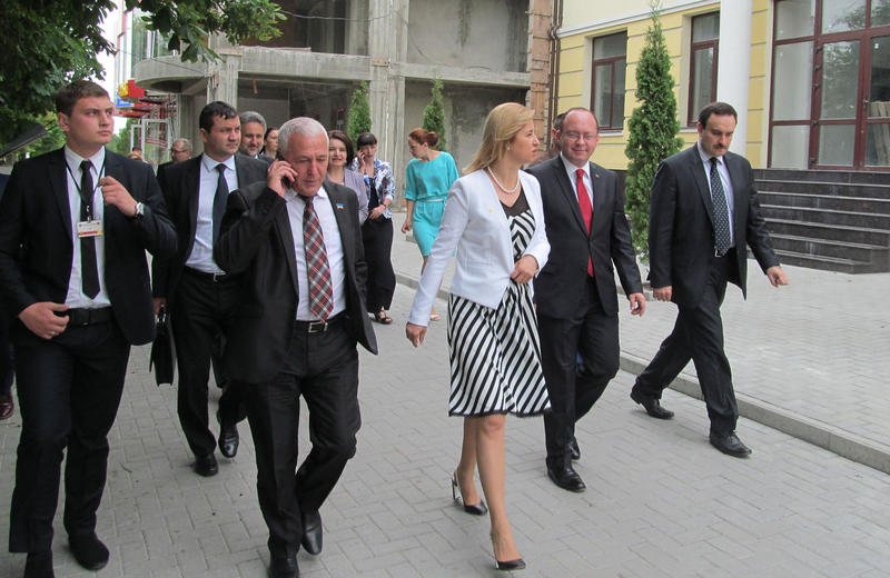 Intrevederea ministrului Bogdan Aurescu cu Irina Vlah, Bascanul Gagauziei, Foto: MAE