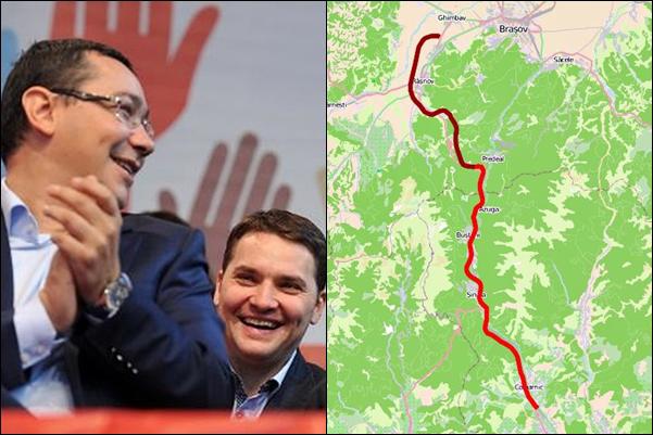 Comarnic - Brasov, pariul electoral esuat al lui Victor Ponta, Foto: Colaj foto