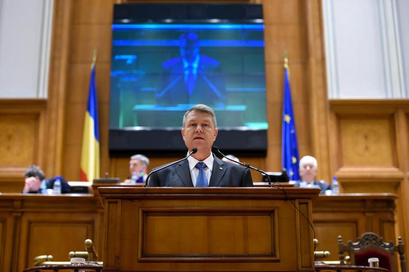 Klaus Iohannis, discurs in Parlament (foto arhiva), Foto: Administratia Prezidentiala