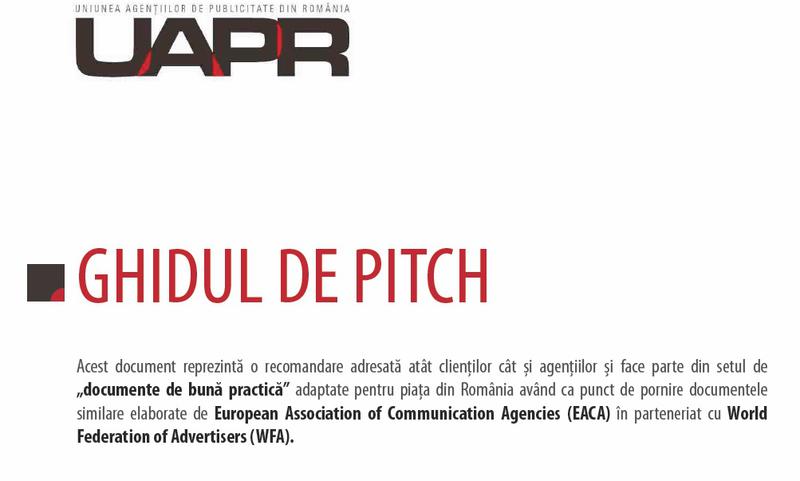 Ghidul de pitch, Foto: UAPR