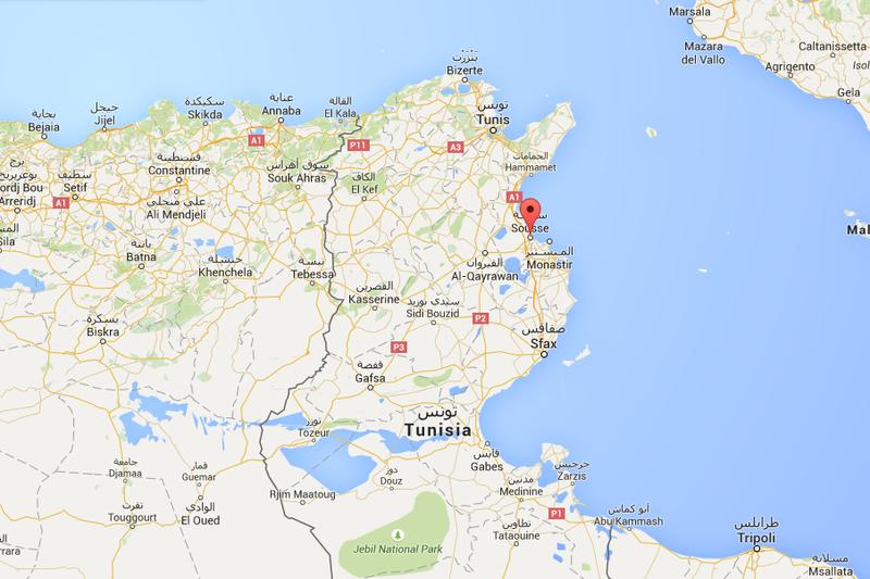 Atac in Sousse, Tunisia, Foto: Google Maps