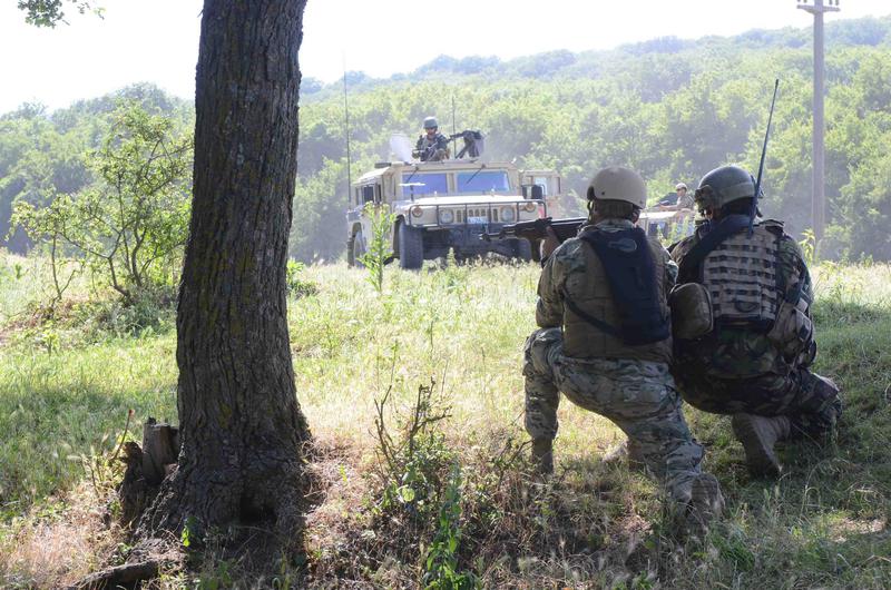 Militari romani si americani in cadrul unui exercitiu, Foto: Ambasada SUA la Bucuresti/ Facebook