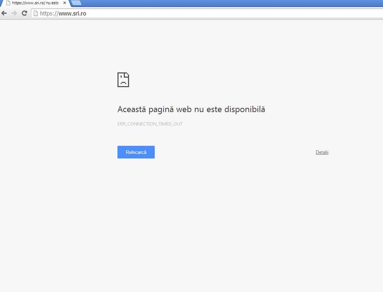 Site-ul SRI, inaccesibil, Foto: Hotnews