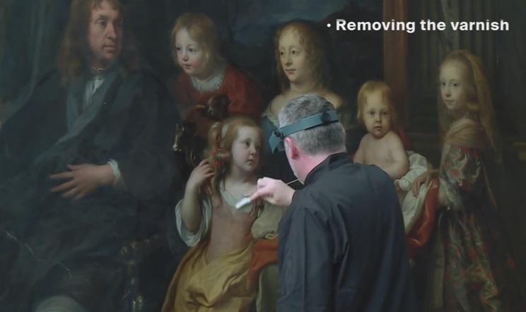 Cum se restaureaza picturile vechi de sute de ani, Foto: Captura YouTube