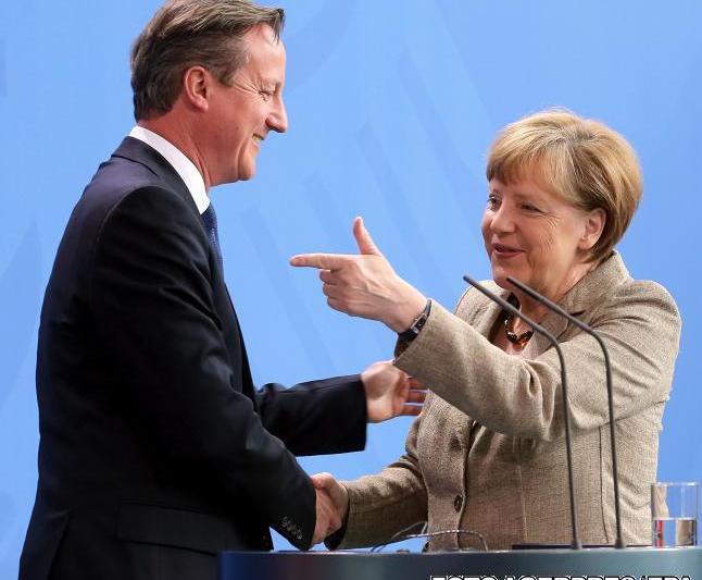 David Cameron si Angela Merkel, Foto: Agerpres