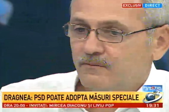 Liviu Dragnea, la Antena 3, Foto: captura Antena 3