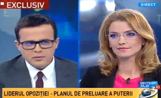 Alina Gorghiu la Sinteza zilei, Foto: Captura Antena 3