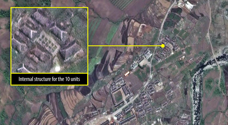 Lagar din Coreea de Nord, Foto: Google Earth