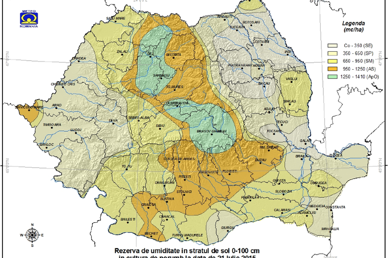 Seceta pedologica in mare parte din tara, Foto: Administratia Nationala de Meteorologie