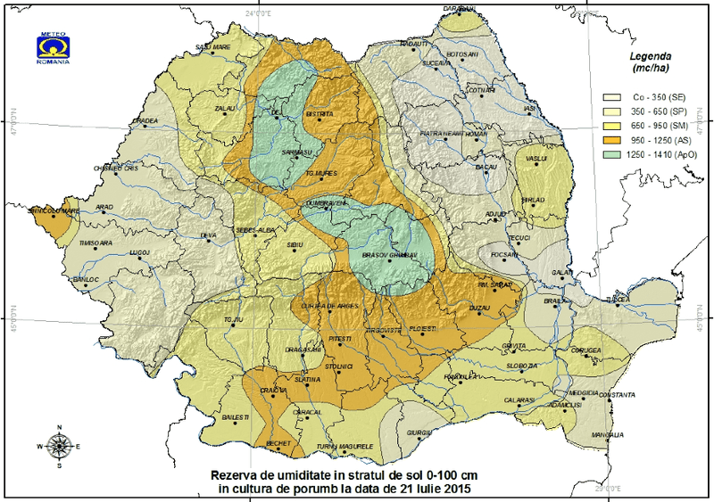 Seceta pedologica in mare parte din tara, Foto: Administratia Nationala de Meteorologie