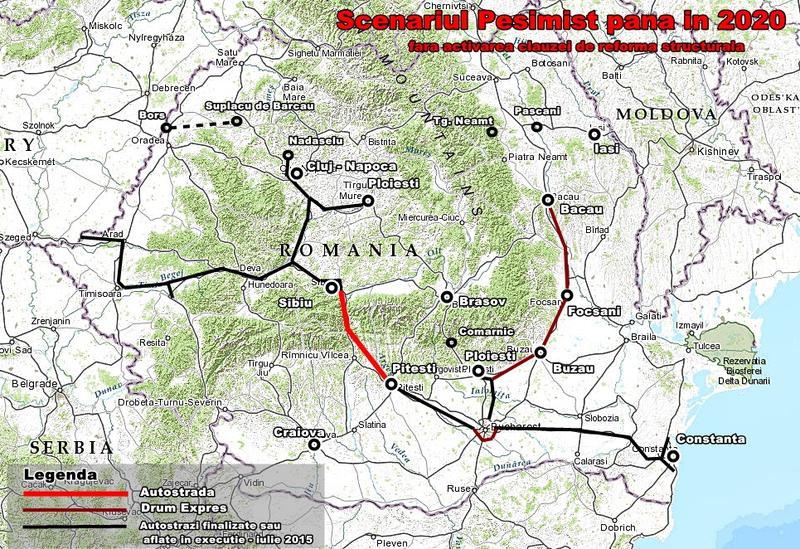 Scenariul pesimist pentru infrastructura rutiera pana in 2020, Foto: Hotnews