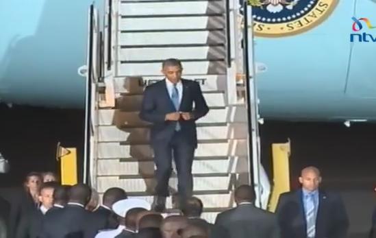 Barack Obama a ajuns in Kenya, Foto: Captura YouTube