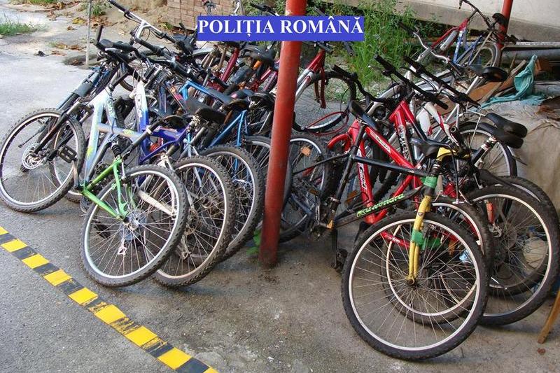 21 de biciclete furate, recuperate de Politie, Foto: Politia Romana