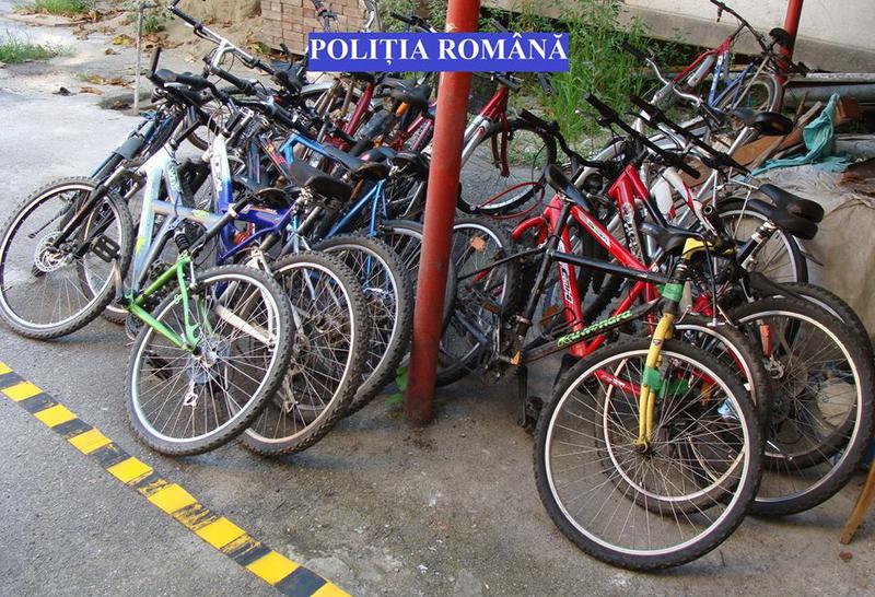 21 de biciclete furate, recuperate de Politie, Foto: Politia Romana