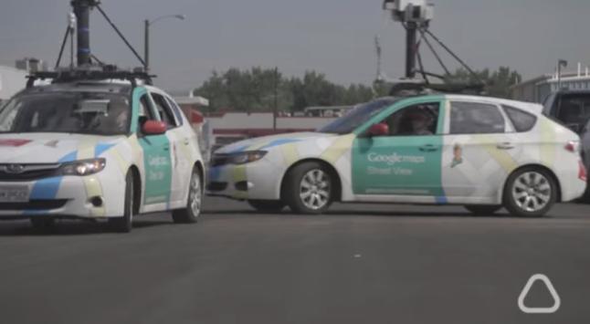 Masini Google Maps, Foto: Captura YouTube