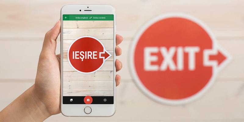 Traducere in timp real, cu ajutorul camerei telefonului, Foto: Google