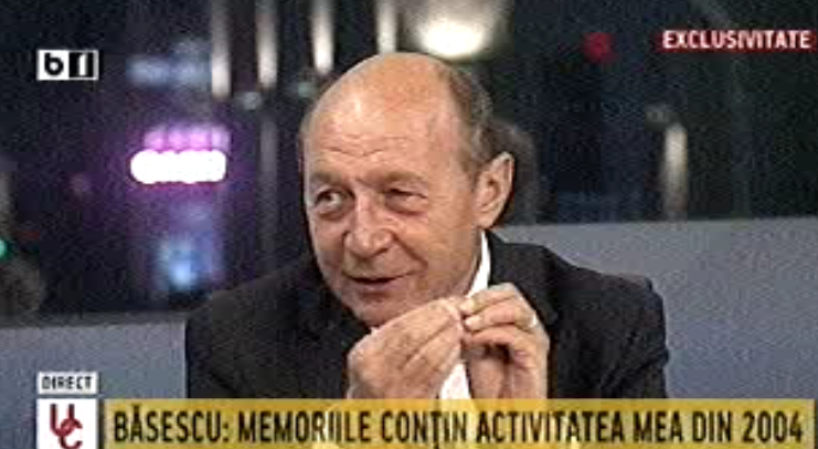 Traian Basescu, Foto: captura B1 TV