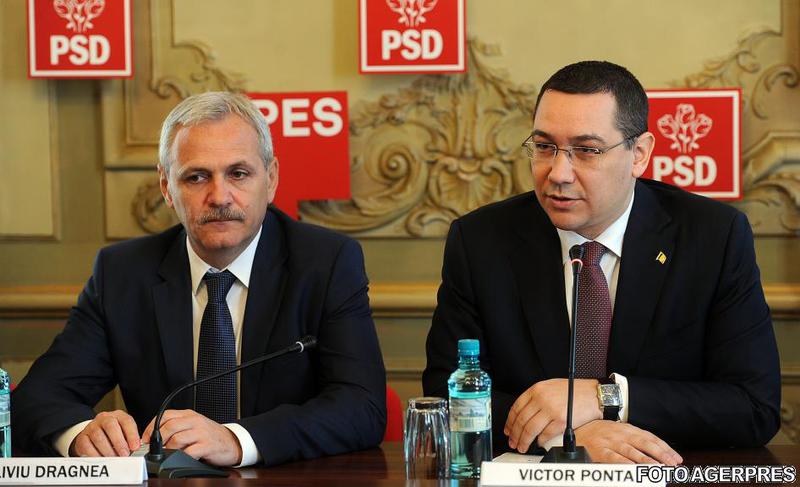 Liviu Dragnea si Victor Ponta, Foto: Agerpres