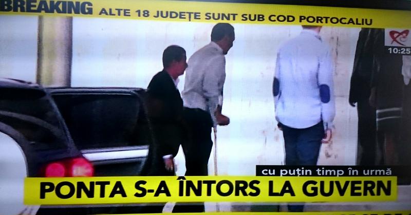 Victor Ponta a revenit la Guvern, Foto: Captura Realitatea TV