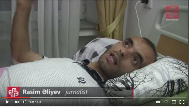 Rasim Aliev, pe patul de spital, Foto: Captura YouTube