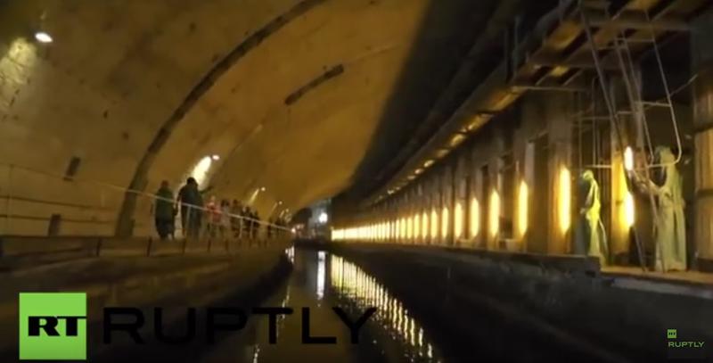 Fosta baza de submarine, devenita muzeu, Foto: Captura RT