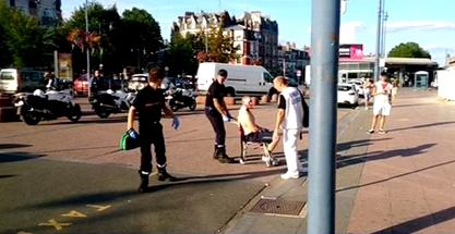 Incident armat intr-un tren Thalys, Foto: Captura YouTube