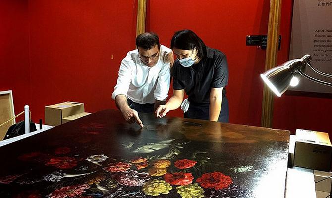 Tabloul semnat de Paolo Porpora dupa incident, Foto: captura Google