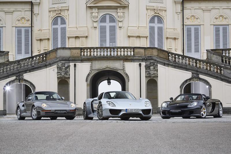 Porsche 959 - Porsche 918 Spyder - Porsche Carrera GT, Foto: Porsche