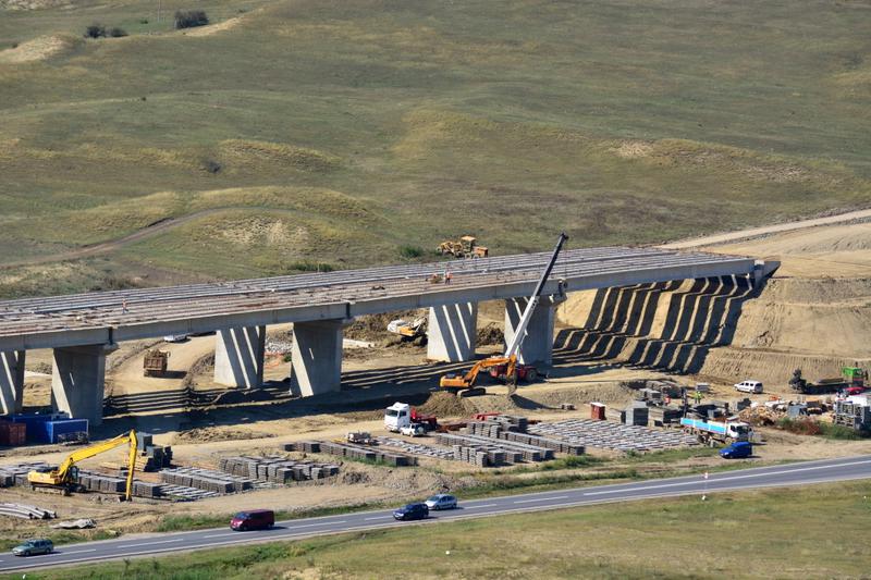 Autostrada Sebes - Turda, in constructie (august 2015), Foto: Forum peundemerg.ro