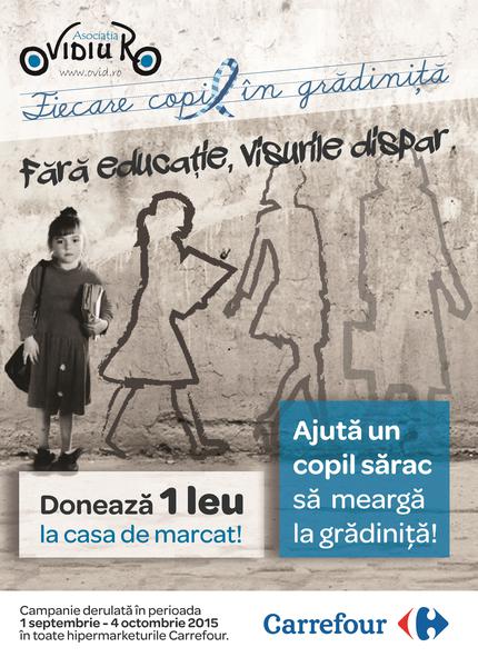 Fara educatie, visurile dispar- campanie derulata de OvidiuRo si Carrefour, Foto: Carrefour