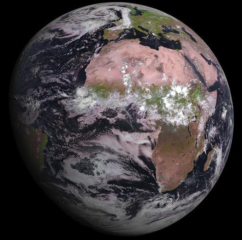 Terra, prima imagine realizata de satelitul meteo MSG-4 , Foto: ESA