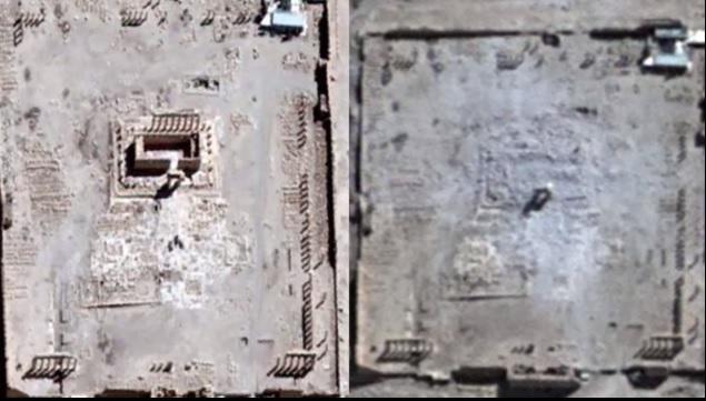 Templul lui Bel, distrus de jihadisti, Foto: Captura YouTube